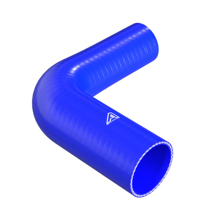 90 Degree Reducing Blue Silicone Elbow Hose Motor Vehicle Engine Parts Auto Silicone Hoses 76mm To 60mm Blue 