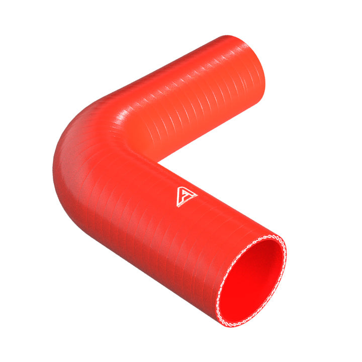 90 Degree Reducing Red Silicone Elbow Hose Motor Vehicle Engine Parts Auto Silicone Hoses 76mm To 67mm Red 