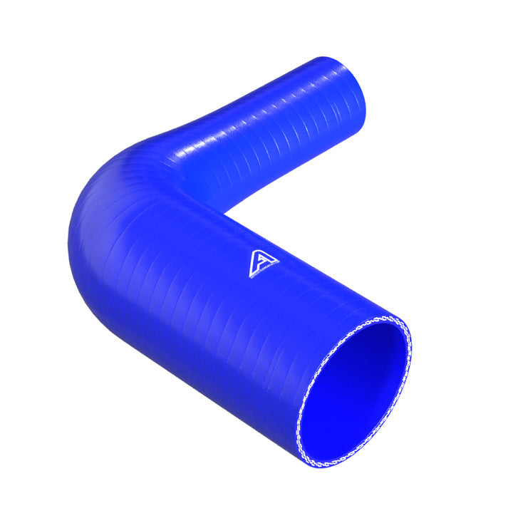 90 Degree Reducing Blue Silicone Elbow Hose Motor Vehicle Engine Parts Auto Silicone Hoses 90mm To 51mm Blue 