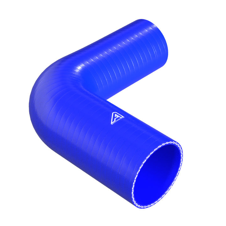 90 Degree Reducing Blue Silicone Elbow Hose Motor Vehicle Engine Parts Auto Silicone Hoses 90mm To 76mm Blue 
