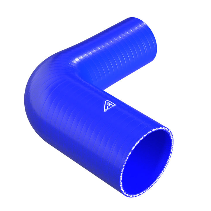 90 Degree Reducing Blue Silicone Elbow Hose Motor Vehicle Engine Parts Auto Silicone Hoses 102mm To 76mm Blue 