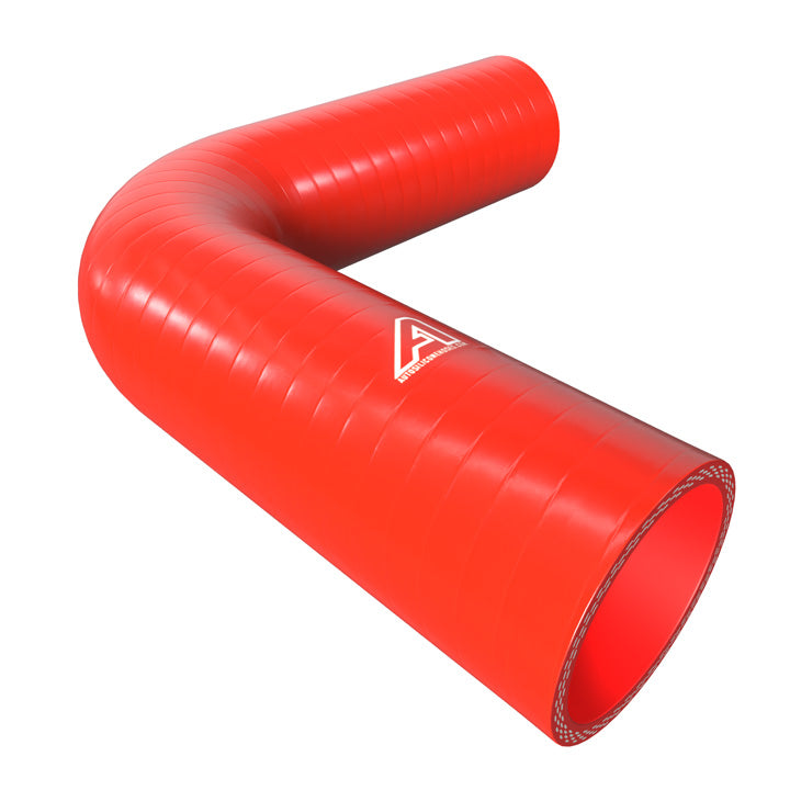 90 Degree Silicone Elbow Hose Motor Vehicle Engine Parts Auto Silicone Hoses 57mm Red 