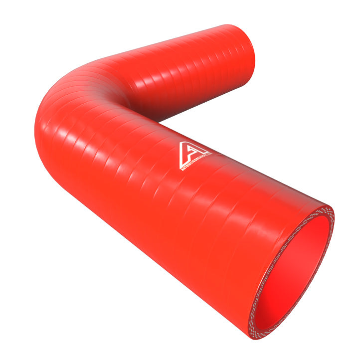 90 Degree Silicone Elbow Hose Motor Vehicle Engine Parts Auto Silicone Hoses 60mm Red 