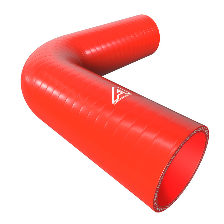 90 Degree Silicone Elbow Hose Motor Vehicle Engine Parts Auto Silicone Hoses 63mm Red 