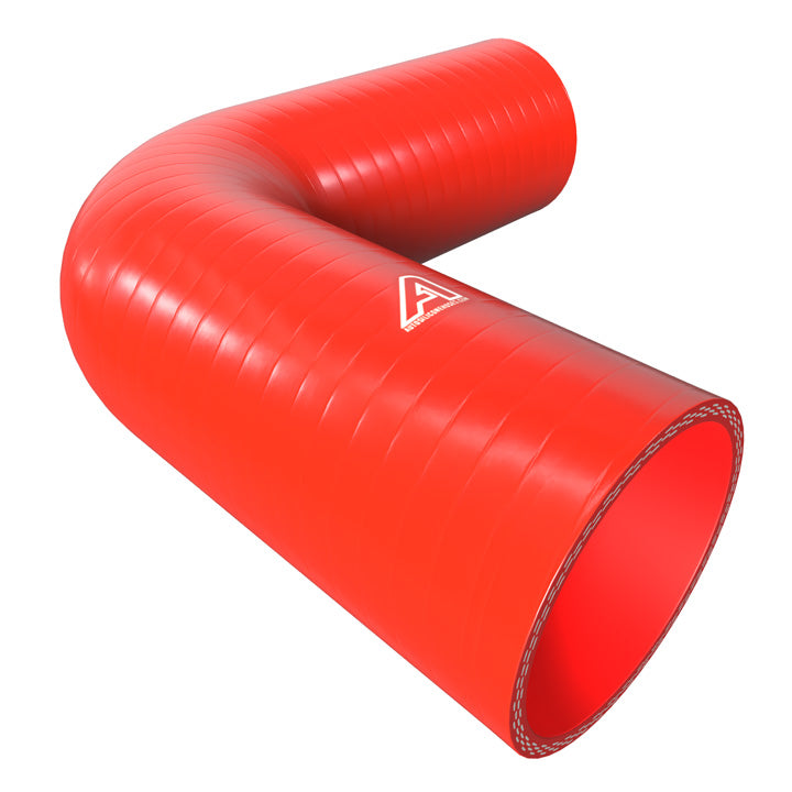 90 Degree Silicone Elbow Hose Motor Vehicle Engine Parts Auto Silicone Hoses 80mm Red 