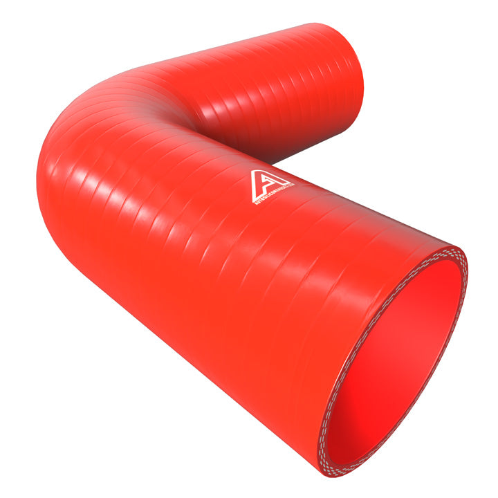 90 Degree Silicone Elbow Hose Motor Vehicle Engine Parts Auto Silicone Hoses 83mm Red 