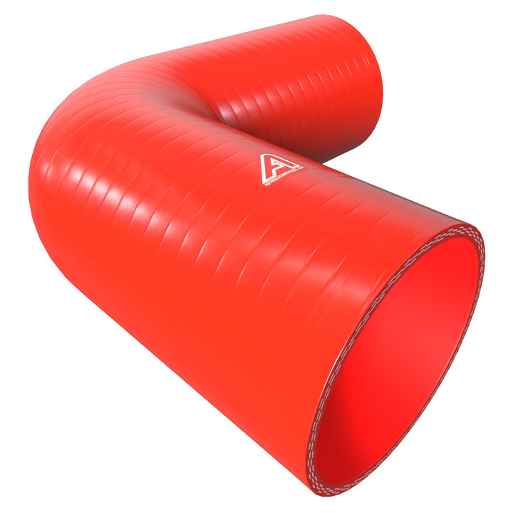 90 Degree Silicone Elbow Hose Motor Vehicle Engine Parts Auto Silicone Hoses 102mm Red 