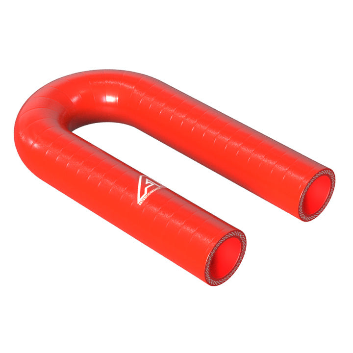 180 Degree Silicone Elbow Hose Motor Vehicle Engine Parts Auto Silicone Hoses 28mm Red 