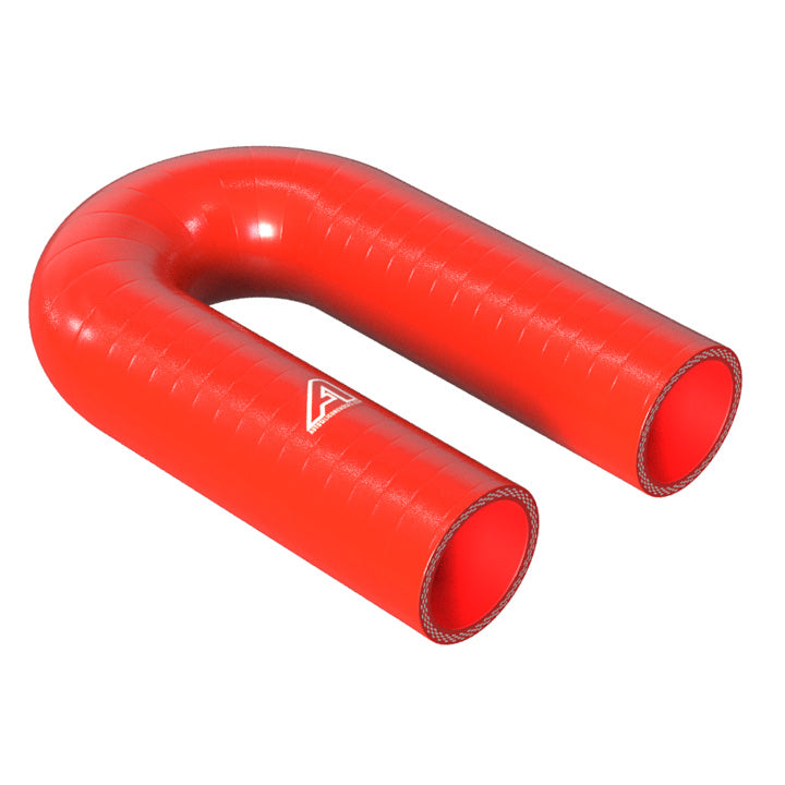 180 Degree Silicone Elbow Hose Motor Vehicle Engine Parts Auto Silicone Hoses 45mm Red 