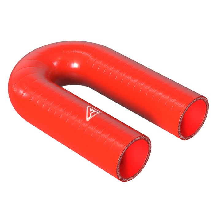 180 Degree Silicone Elbow Hose Motor Vehicle Engine Parts Auto Silicone Hoses 48mm Red 