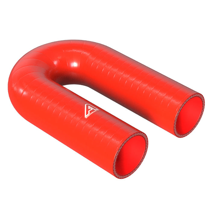 180 Degree Silicone Elbow Hose Motor Vehicle Engine Parts Auto Silicone Hoses 51mm Red 