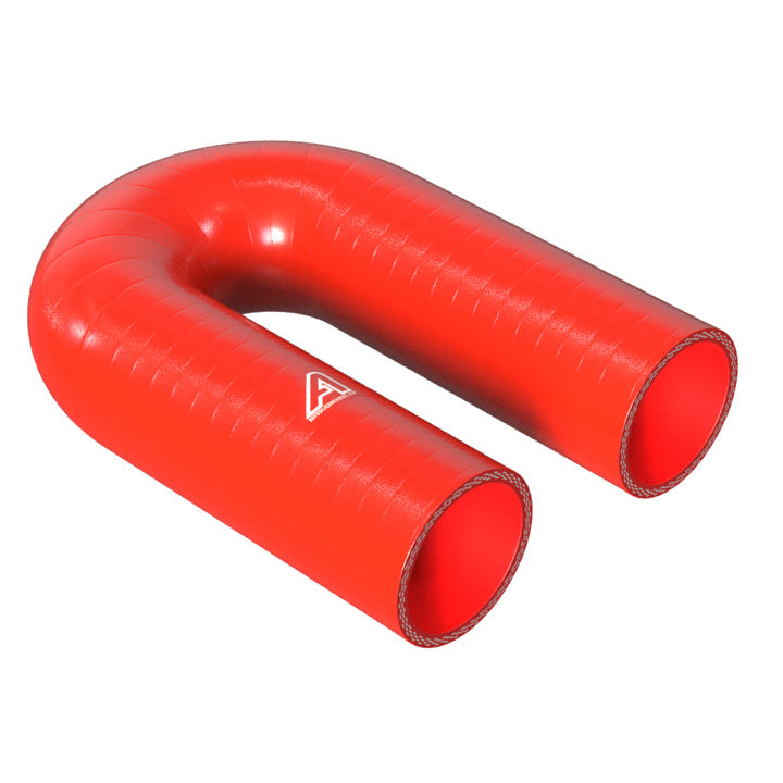 180 Degree Silicone Elbow Hose Motor Vehicle Engine Parts Auto Silicone Hoses 57mm Red 