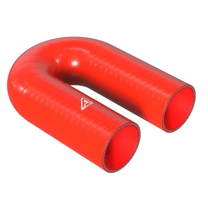180 Degree Silicone Elbow Hose Motor Vehicle Engine Parts Auto Silicone Hoses 65mm Red 