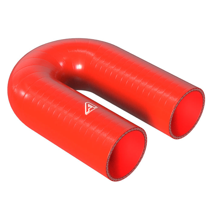 180 Degree Silicone Elbow Hose Motor Vehicle Engine Parts Auto Silicone Hoses 68mm Red 