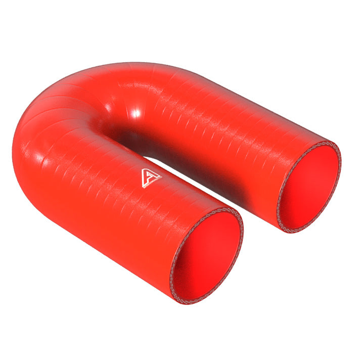 180 Degree Silicone Elbow Hose Motor Vehicle Engine Parts Auto Silicone Hoses 80mm Red 