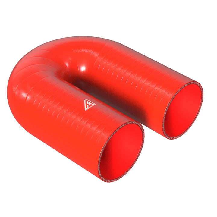 180 Degree Silicone Elbow Hose Motor Vehicle Engine Parts Auto Silicone Hoses 90mm Red 