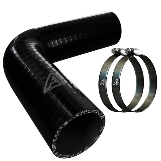 Volkswagen 1.9 TDI EGR Silicone Blanking Hose Fits PD130 PD150  Auto Silicone Hoses Black Yes [2 Clips] 